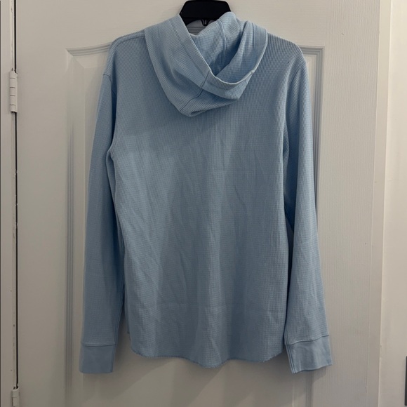 Vince Mouliné Pima Cotton Thermal Hoodie - Picture 7 of 10